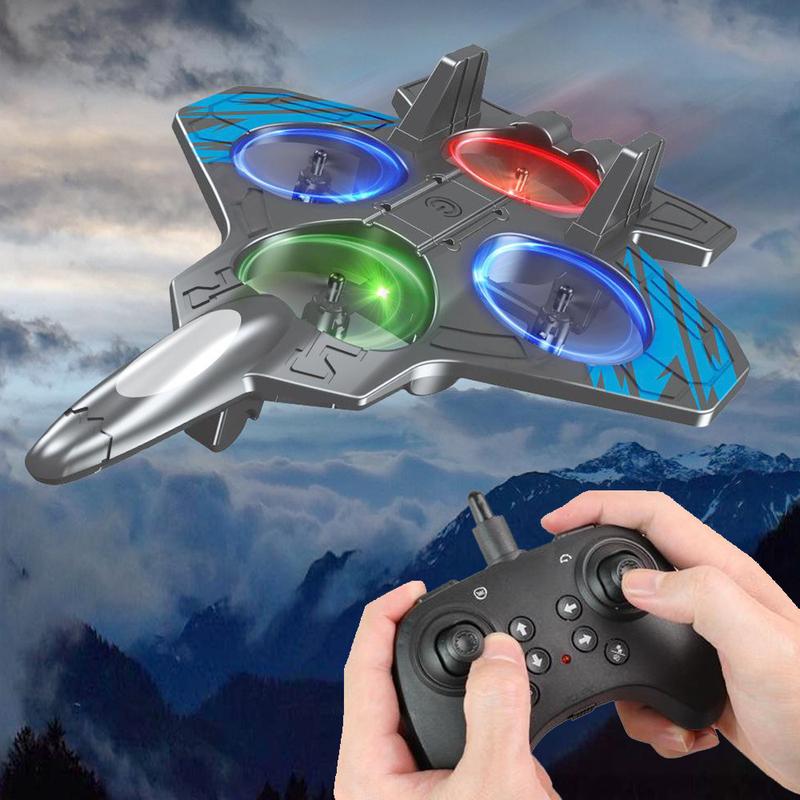 Children's remote control stunt fighter jet toy
