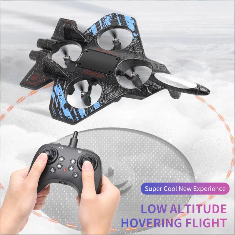 Children's remote control stunt fighter jet toy