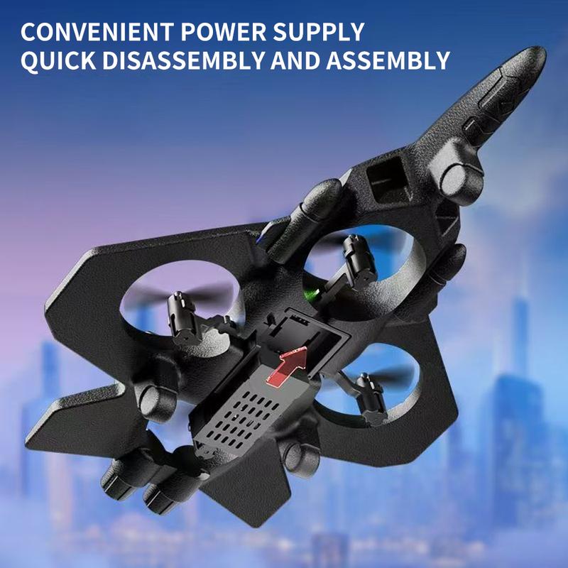Children's remote control stunt fighter jet toy