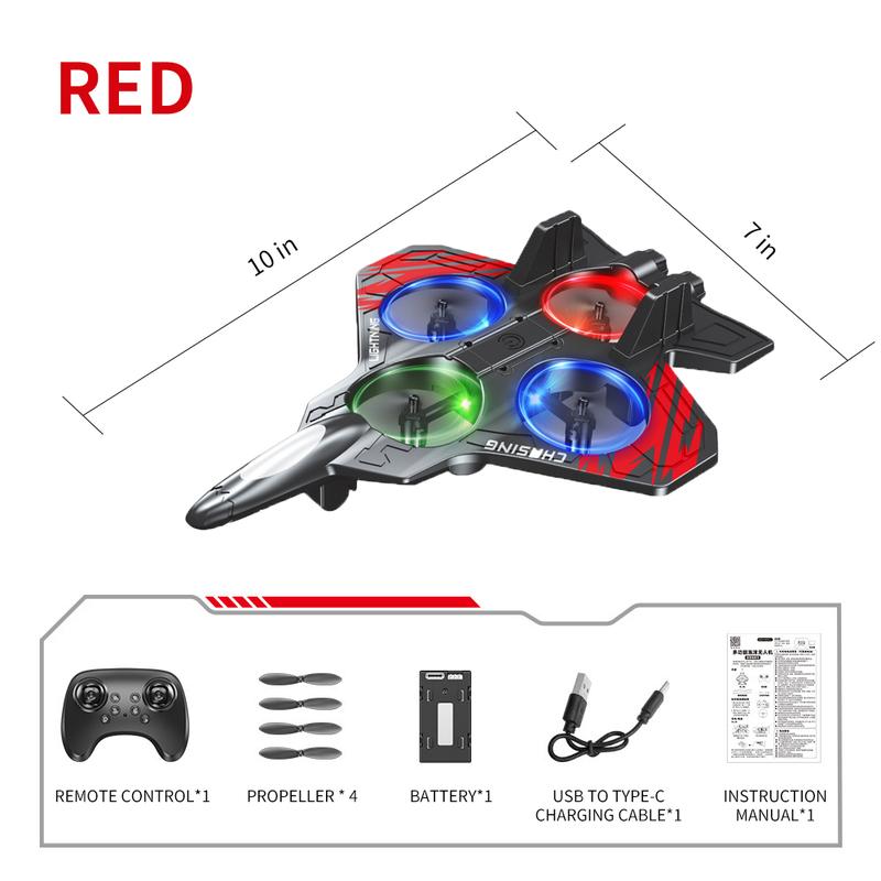 Children's remote control stunt fighter jet toy