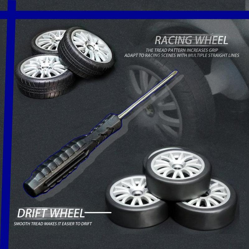 Four-wheel drive electric remote control racing car with lights