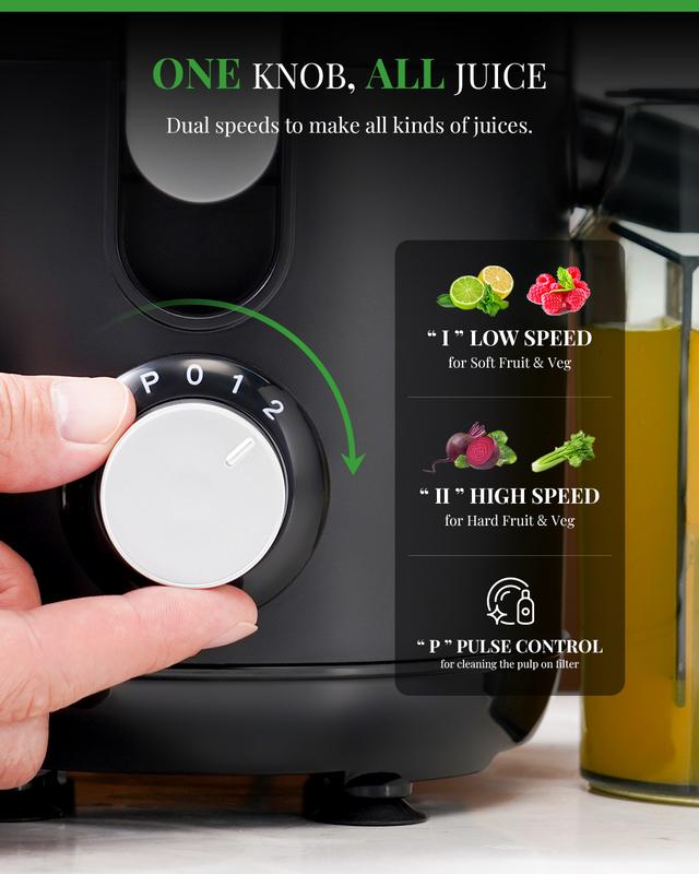 High-power centrifugal juicer