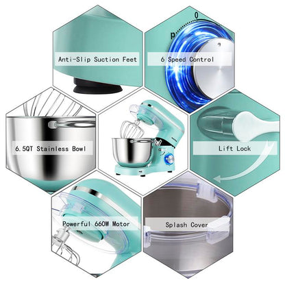 Aucma 6.5-quart vertical mixer